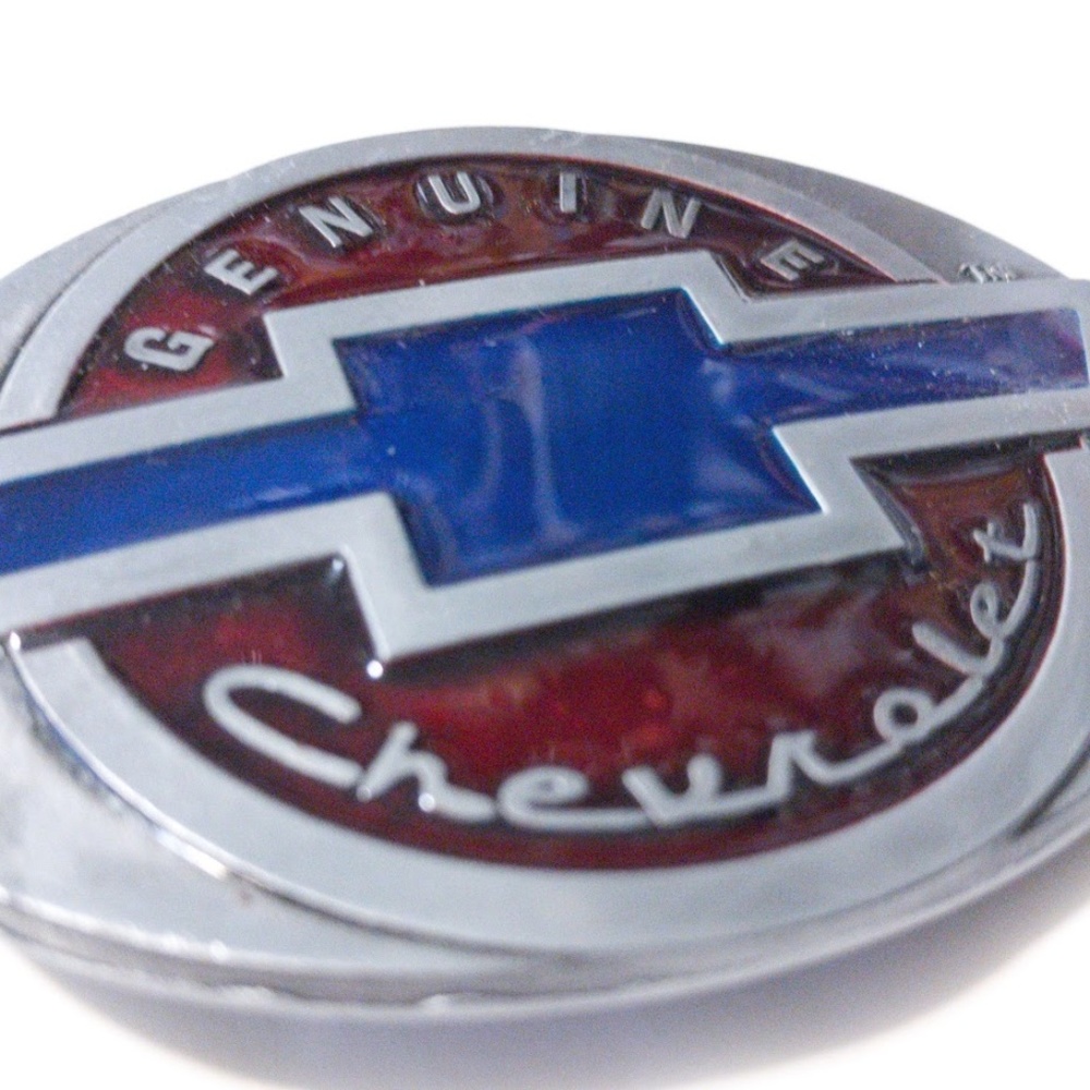 Classic Retro CHEVY logo Belt Buckle